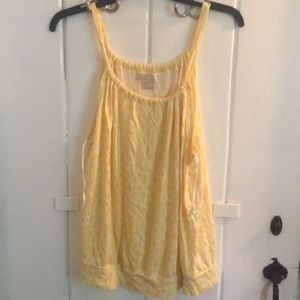 Michael Kors adjustable Yellow Tank Top